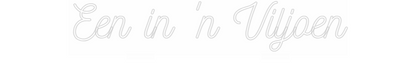 DIY Neon Sign Een in 'n Vil...